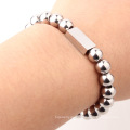 Japanische und koreanische Damen Heißverkauf Silberschmuck Edelstahl Schmuck Armband Stahlbänder Ballbänder